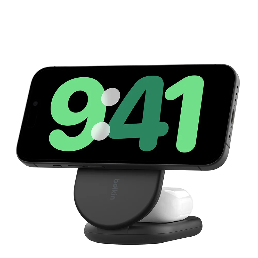 벨킨 부스트업 Qi2 15W 2in1 마그네틱 폴더블 고속 무선 충전기